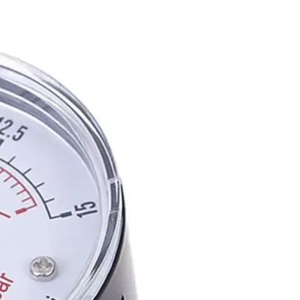 Fuel Water Pressure Gauge 50mm 0-15 PSI 0-1 Bar Brass 1/4 BSPT For Air Oil Gas Non-Corrosive Industrial Monitoring Tool