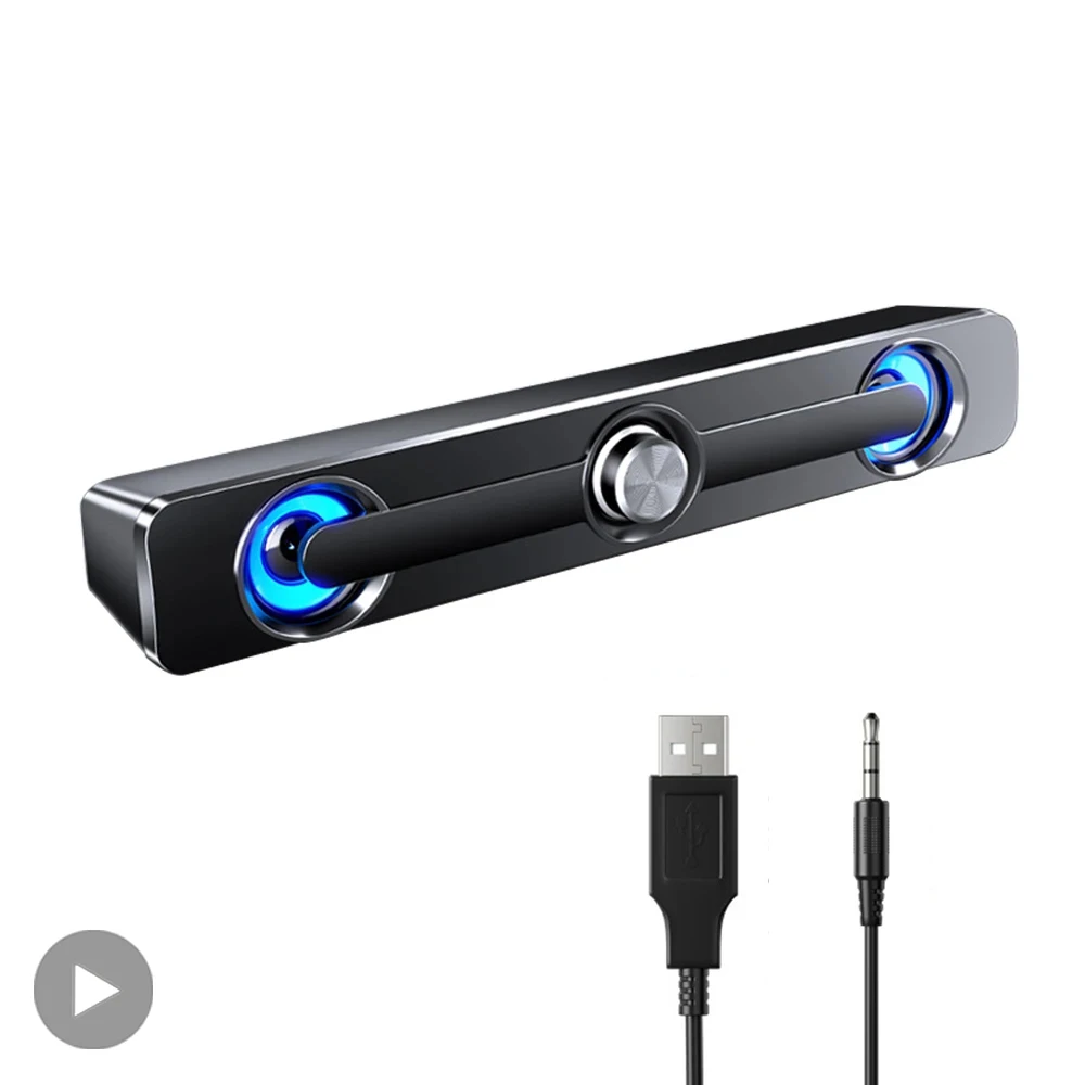Altavoz Bluetooth para ordenador, barra De sonido para TV, PC, Subwoofer, caja De barra De sonido, portátil inalámbrico, Woofer De escritorio, Caixa De Som, música