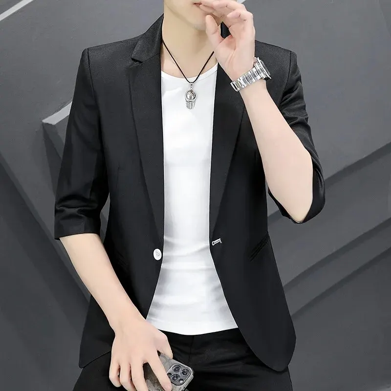 

SS5205-Suit jacket male Korean version slim Single West business casual western service man