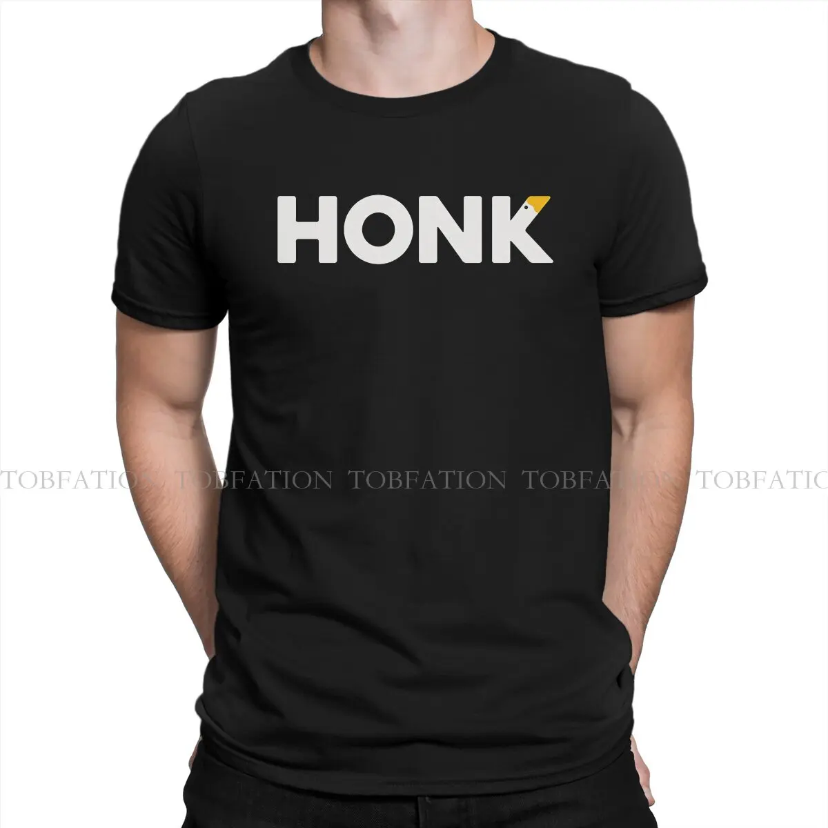 Untitled Goose Game Honk Tshirt Graphic Men Tops Vintage Homme Summer Clothes 100% Cotton T Shirt