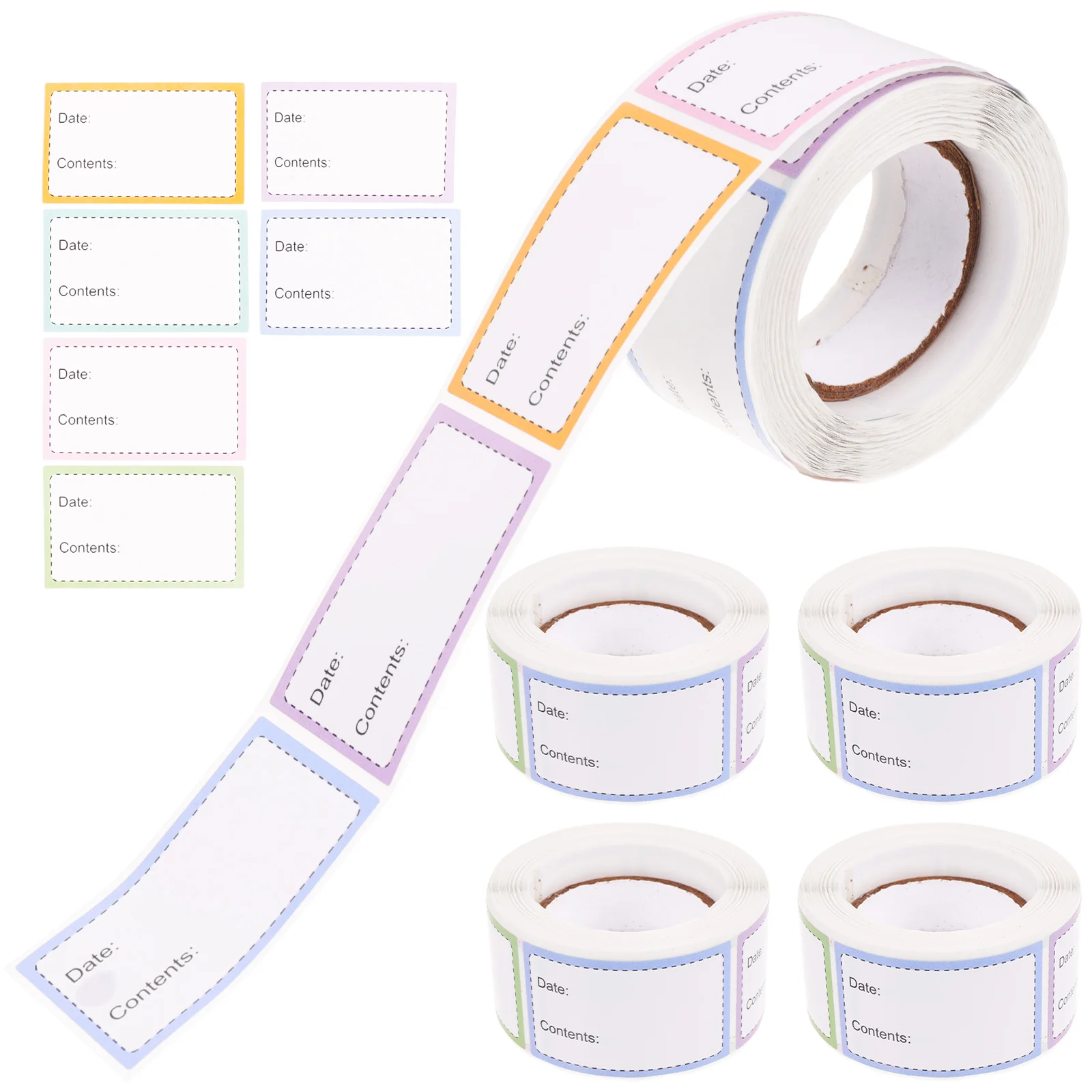 

Safe Date Tags Reusable Food Labels for Containers Removable Stickers Pantry Storage Writing Decorative Bottle Note Kitchen