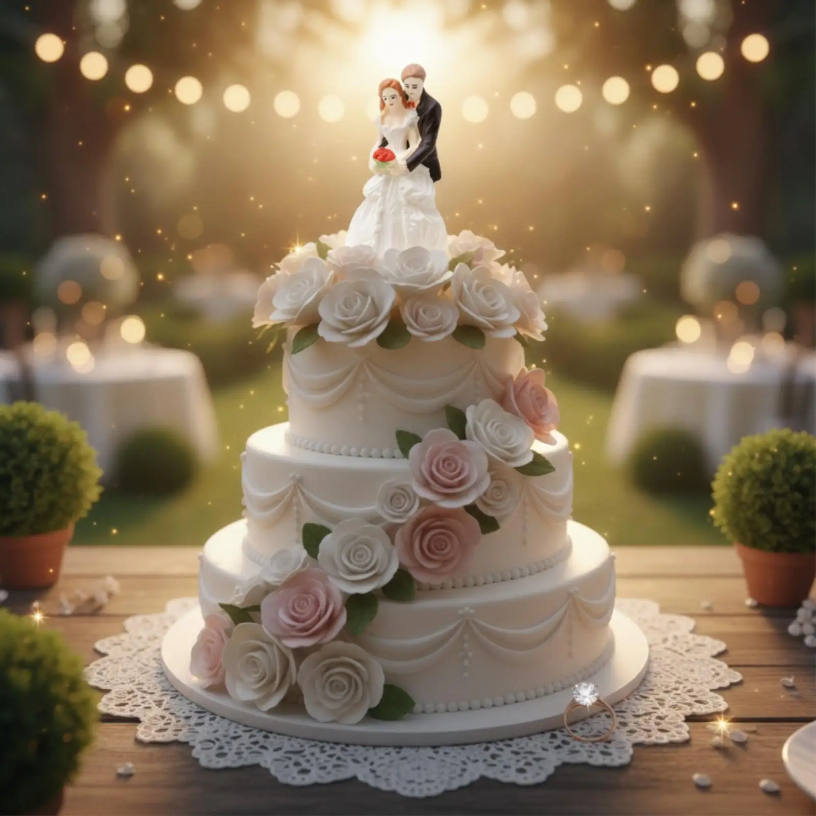 Miniature Couple Figurine Resin Sculpture for Dollhouse Wedding Decorations Decorative Objects for Desktop Vignettes and Craft
