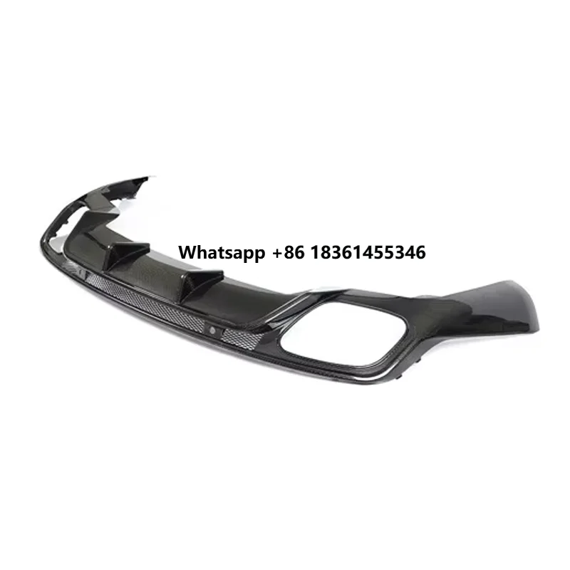 

2017-2019 For For Panamera Rear Lip Spoiler Modification New Carbon Fiber Auto Accessory Bumper Diffuser