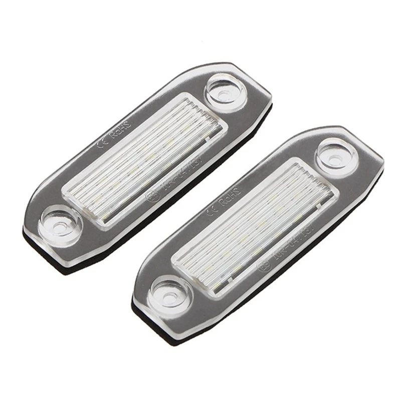 2PCS Car LED License Plate Light Super Bright Canbus for Volvo S80 XC90 S40 V60 XC60 S60 C70 V50 XC70 V70 White