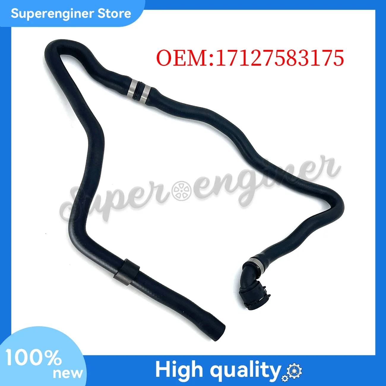 

17127583175 Rubber Hose Radiator Cooling Water Pipe For BMW F01 F02 F07 F10 F11