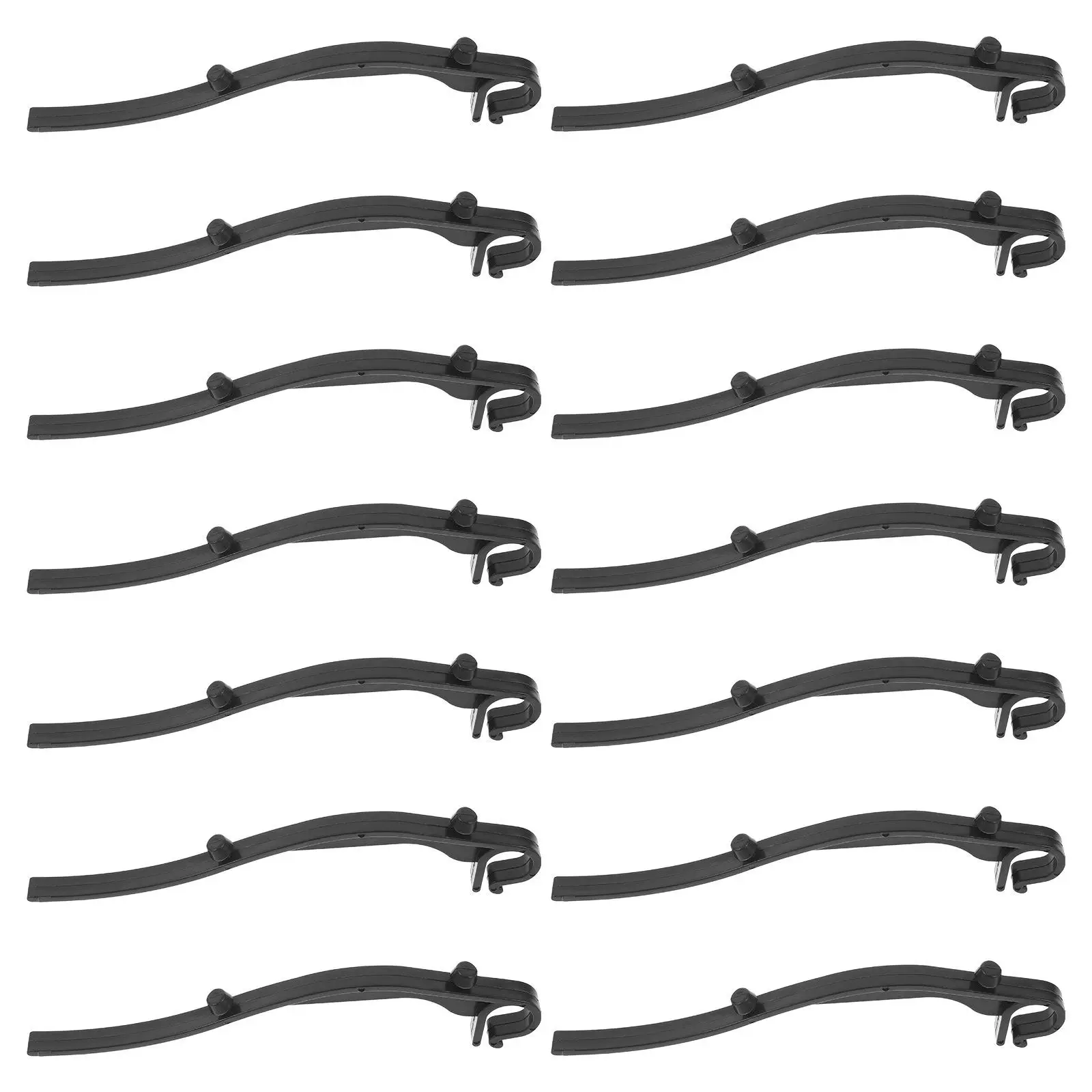 40Pcs Drainage Filter Mesh Gutter Guard Brackets for Downspout Protection – Arched Support Clips