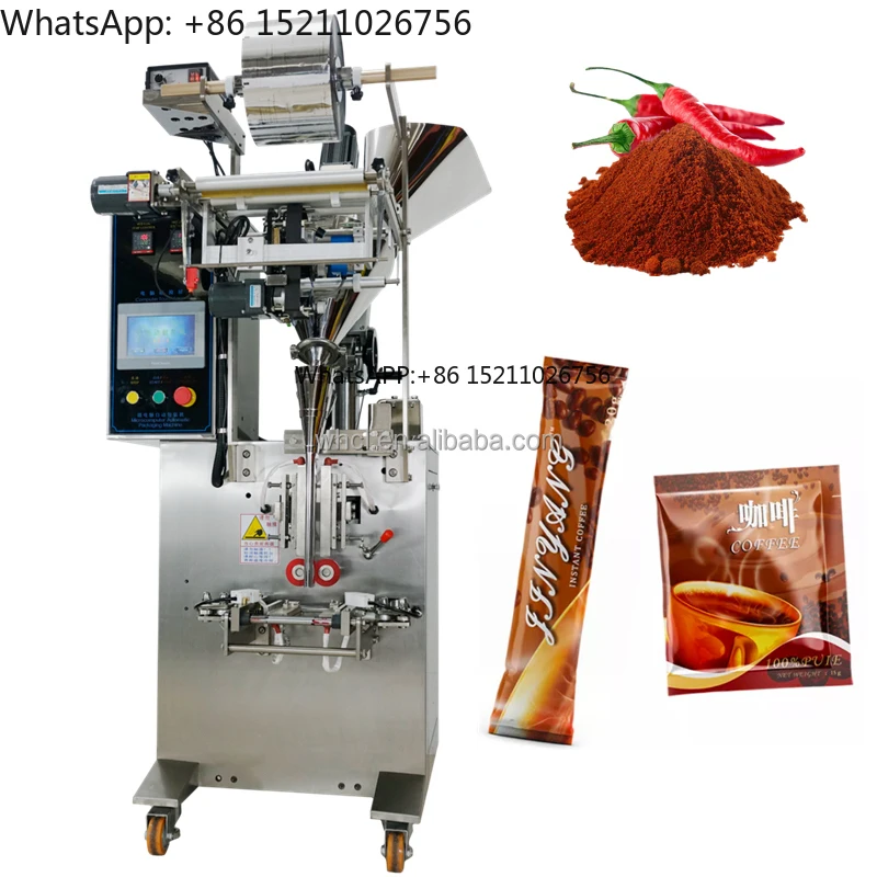 Automatic 1-100g Auger Powder Packing Machine for Spice/Coffee/Protein Sachet Pouch Filling & Sealing