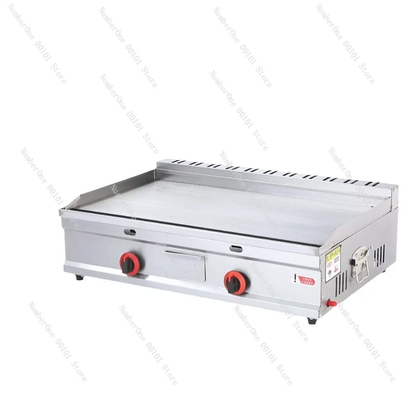Heavy Duty Commercial Teppanyaki Griddle Grill Flat Top Iron Plate Multifunction Steak Hand Grab Pancake BBQ Cooking Machine