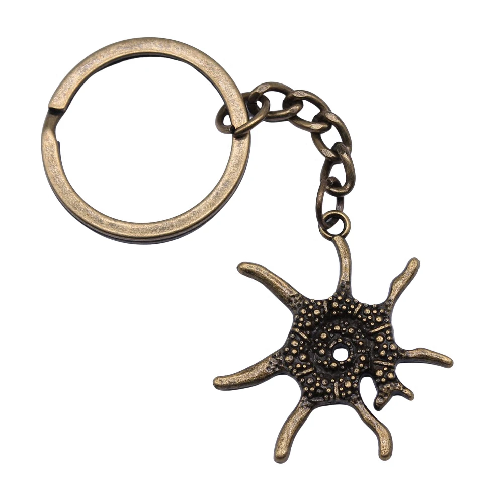 Airplane Keychain Christmas Decorations Keychains 28Mm Ring Car Keychain Seahorse Octopus Mermaid