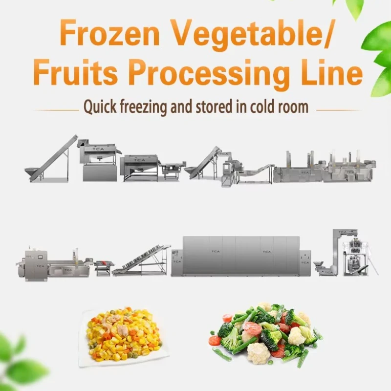 Customized Hygienic Fruit Vegetable Processing Line Fully Enclosed Clean Design For Food Safety And Hygiene Requirement