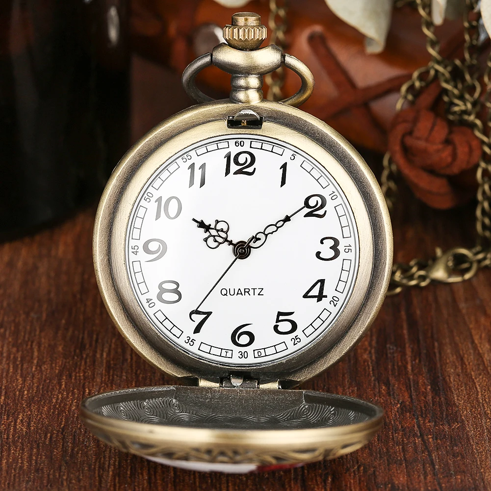 Fashion Silver & Golden Soviet Sickle Hammer Style Quartz Pocket Watch Men Women Pendant Gift Drop Shipping