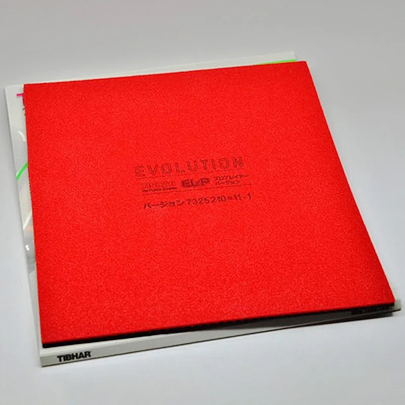 TIBHAR Evolution EL-P تنس الطاولة المطاط المهنية لزجة بينغ بونغ المطاط أعلى ورقة مع مرونة متوسطة كعكة الإسفنج