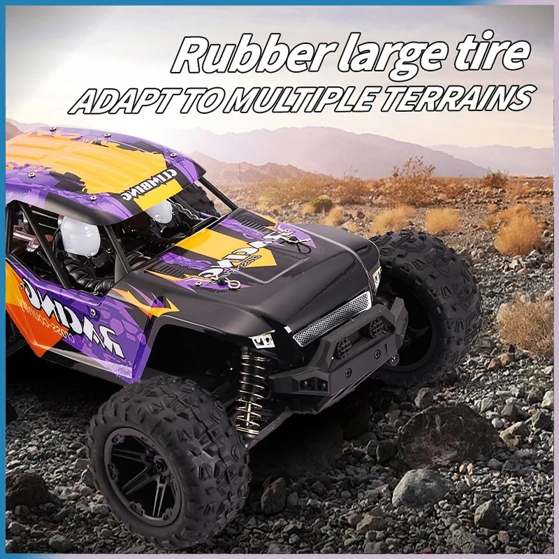 HXRC 1:14 55KM/H 4WD RC Car 8609 8610 With LED Remote Control Cars High Speed Drift Monster Truck for Kids vs Wltoys 144001 Toys