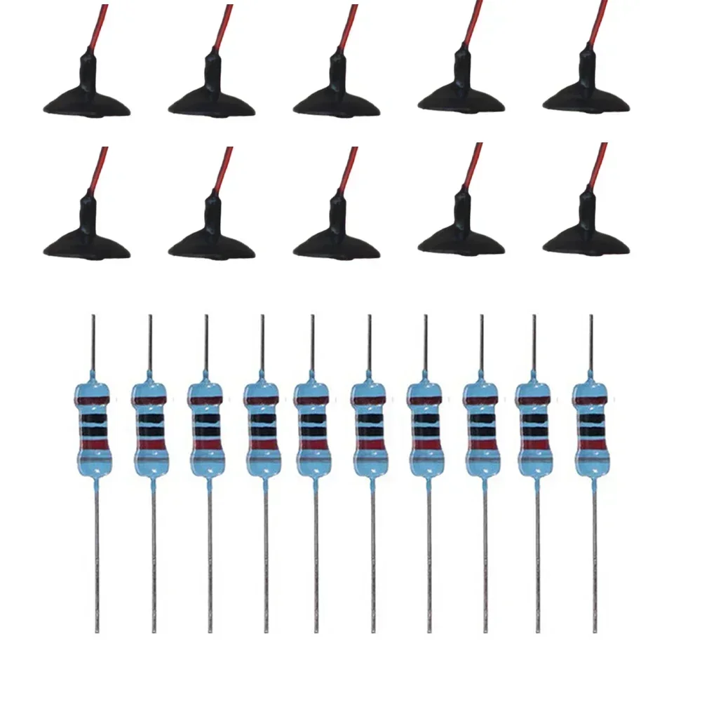 10pc Wall Lamppost Street Light Model Railway Train Lamp Black Led Ceiling Light For OO/HO Scale LED Street Lamp Model Landscape