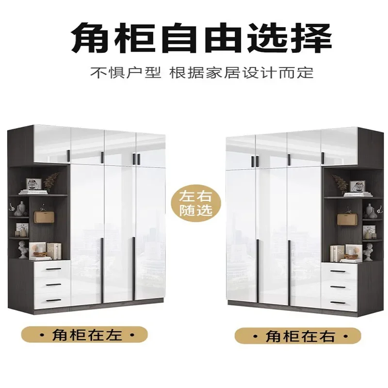 Light luxury, home bedroom modern simple overall wardrobe