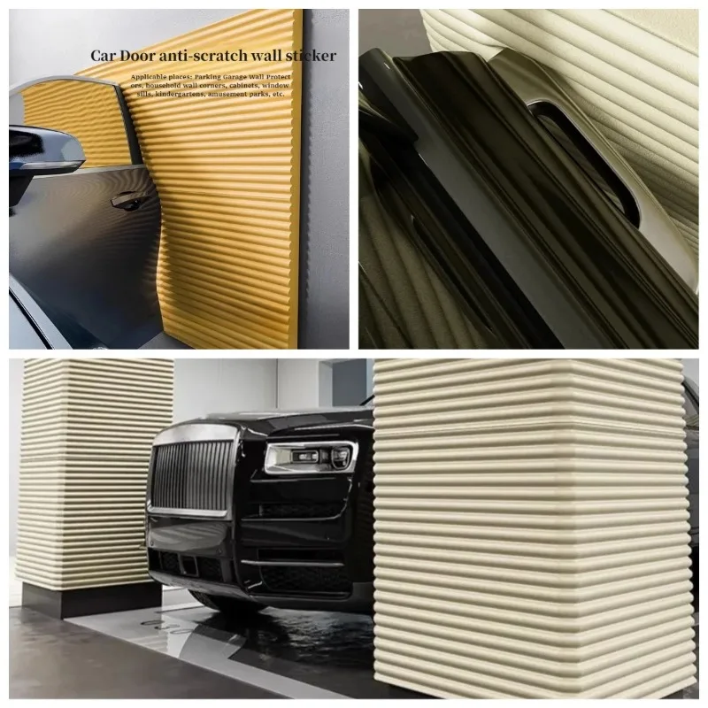 2M/5M Garage Wall Shield Pillar Protector Sticker Car Door Corner Anti Collision Protection Pad Safety Parking Lip Bumper Guard