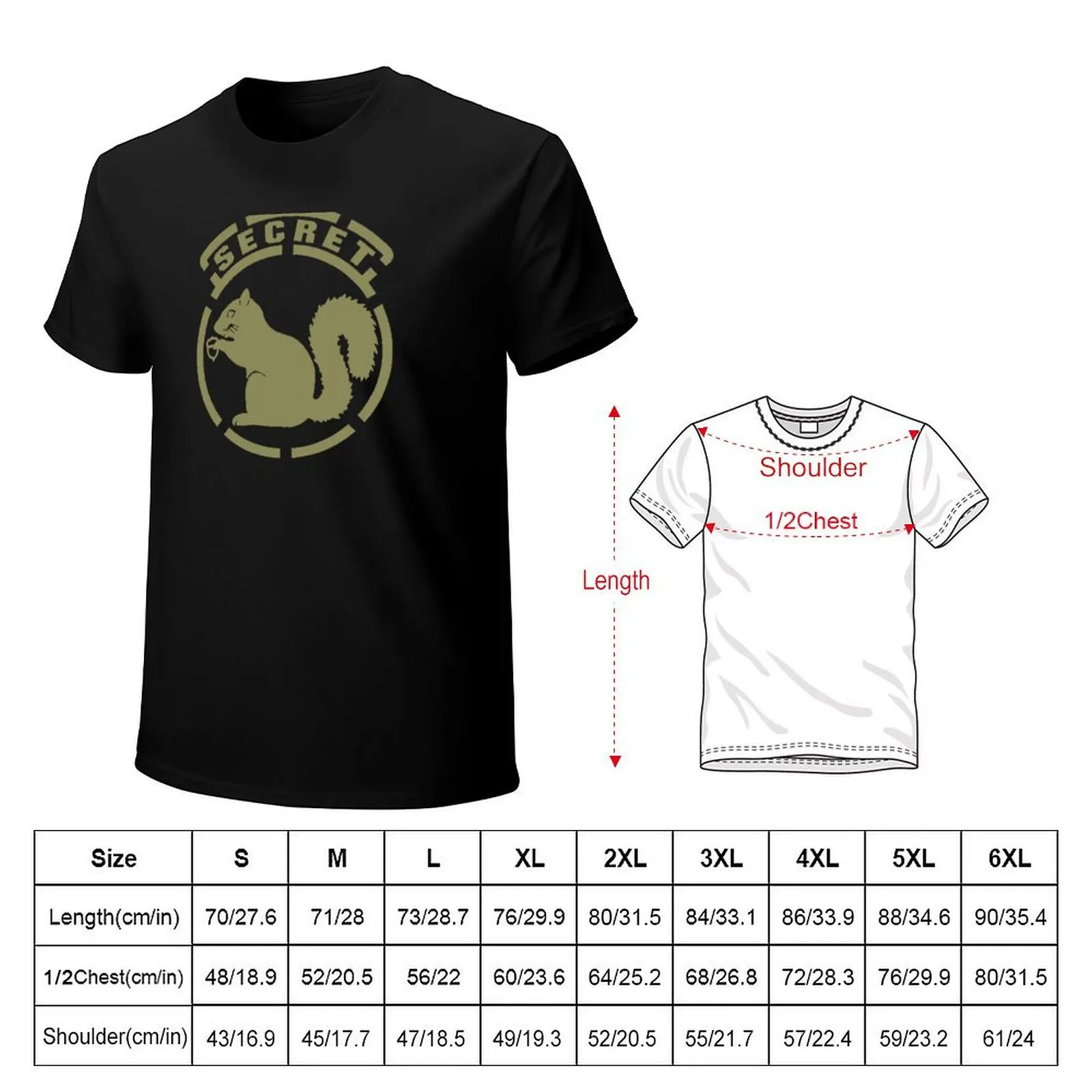 Secret Squirrel T-Shirt Casual Work Wear T-Shirt