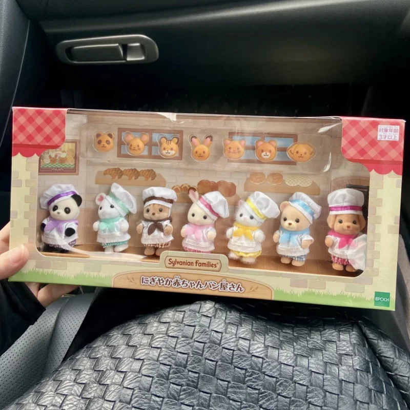 Anime Original Sylvanian Chef Baby Set Limited Amount Kawaii Figure Model Doll Birthday Gift Kids Toys Christmas Gift