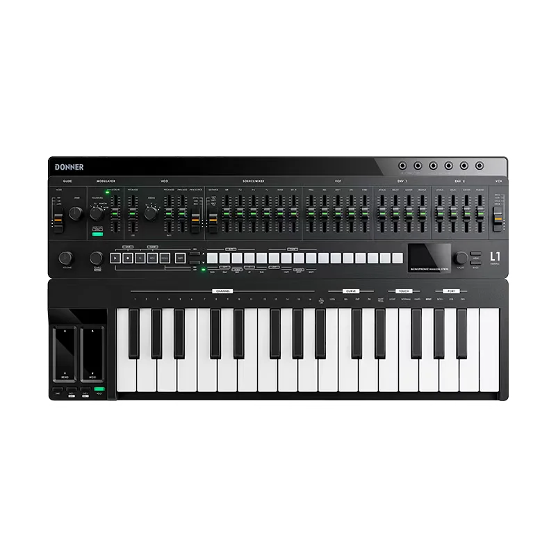 Essential L1 Synthesizer & KB-32M Portable MIDI Keyboard Controller Bundle