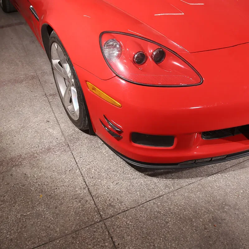 

Для Chevrolet Corvette C6 2005-2013 настоящее углеродное волокно, передний бампер автомобиля, спойлер, передняя отделка, наклейки, автомобильные аксессуары