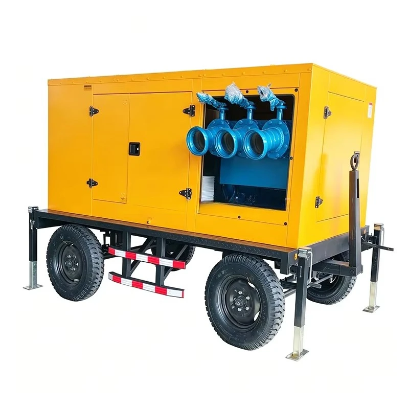 Portable Stainless Steel  Engine Water Pump Set 600L Fuel Tank 110V AC Generator High Pressure Pump for Farm Irrigation 1