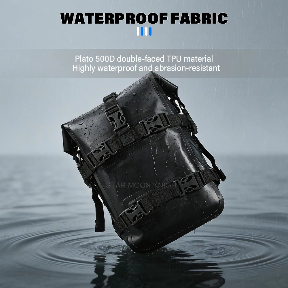 1/2PCS Universal Motorcycle Crash Bar Bag Frame Bumpers Waterproof Tools Storage Bags For BMW Honda Africa Twin Adventure Pack