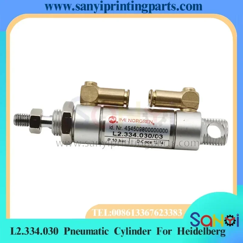 

Лучшее качество L2.334.030 Пневматический цилиндр для деталей печатной машины Heidelberg XL105 XL75 D16 H10
