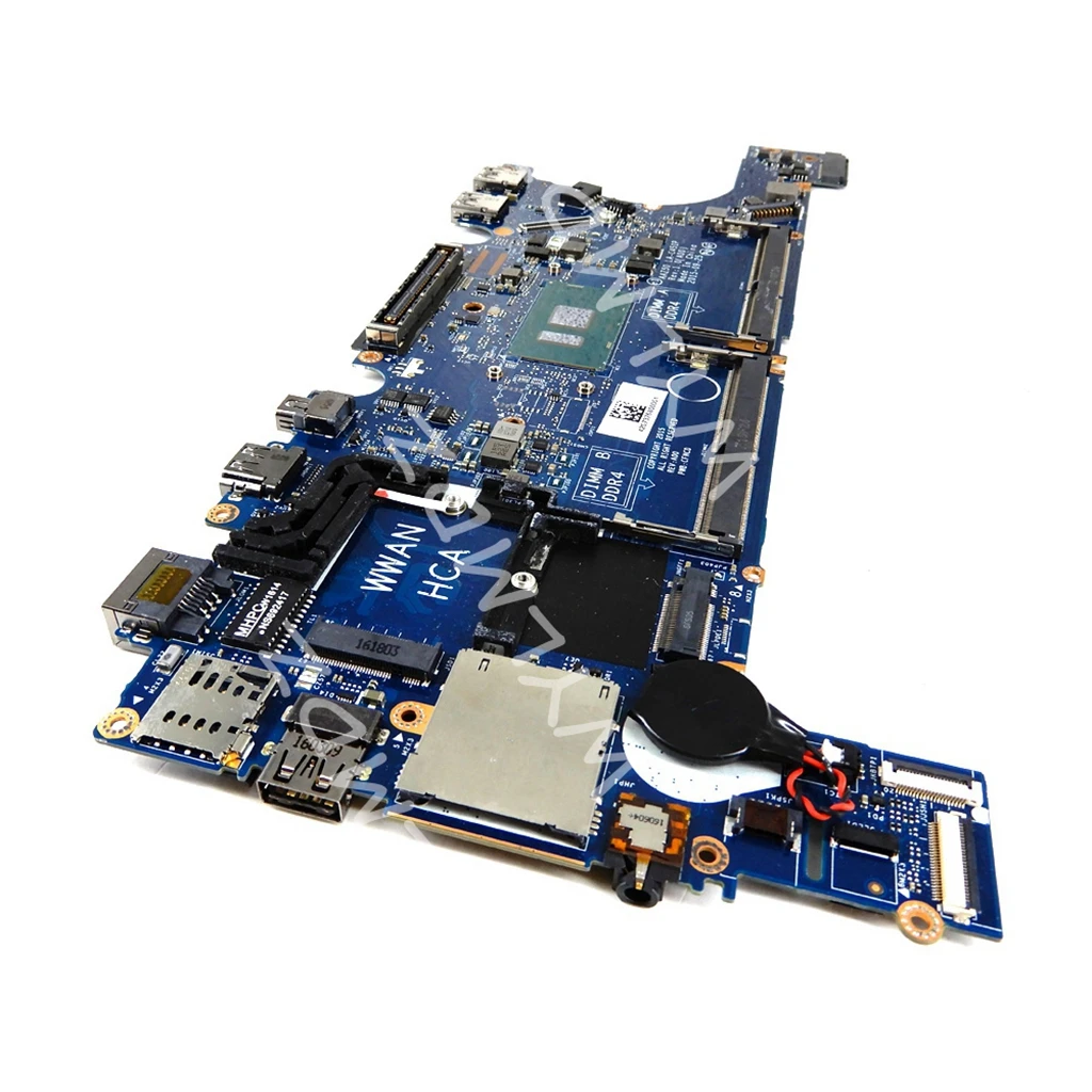 Imagem -03 - Laptop Motherboard para Dell La-c451p I36100u I5-6300u I7-6600u Cpu Mainboard Dell Latitude 12 7270 E7270 100 Testado ok