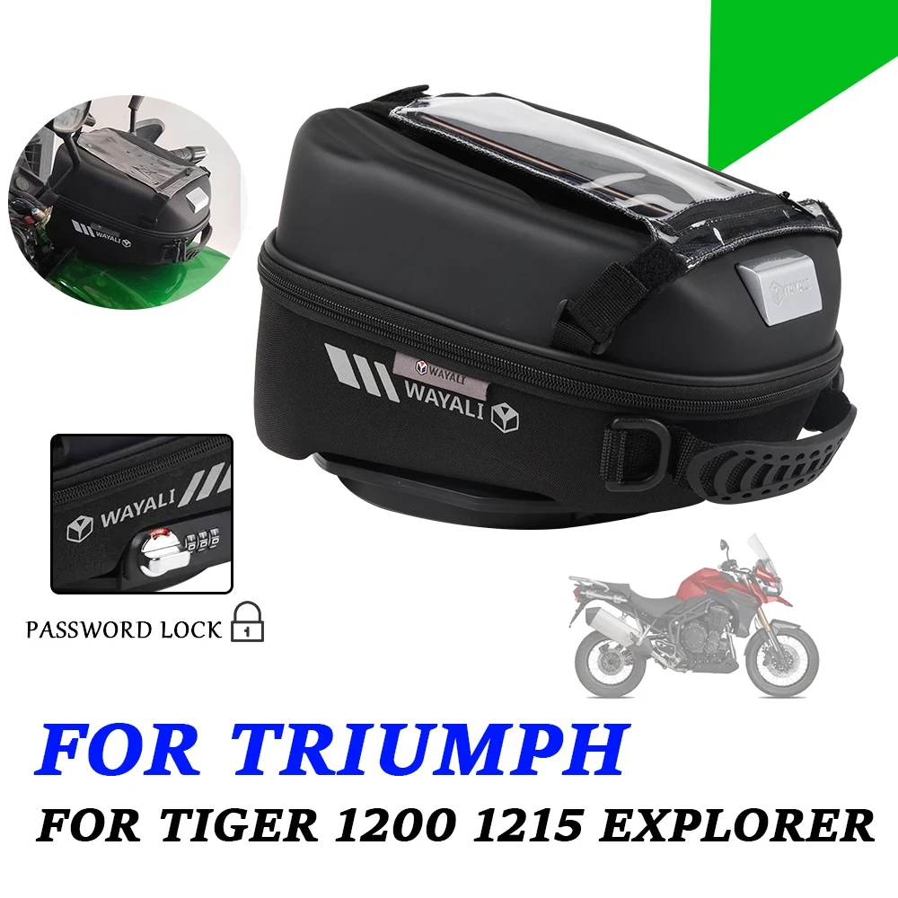 

For TRIUMPH Tiger1200 Tiger 1200 1215 Explorer XC XCA XCX XR XRT XRX Alpine Accessories Travel Fuel Tank Bag TankLock Racing Bag