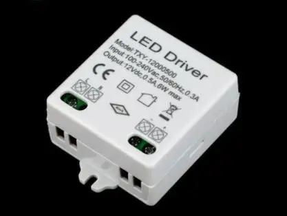 Single sale Conductor del LED transformador DC 12V 0.5A AC 100-240V Hiigh-quality led driver LED constant voltage power 6W