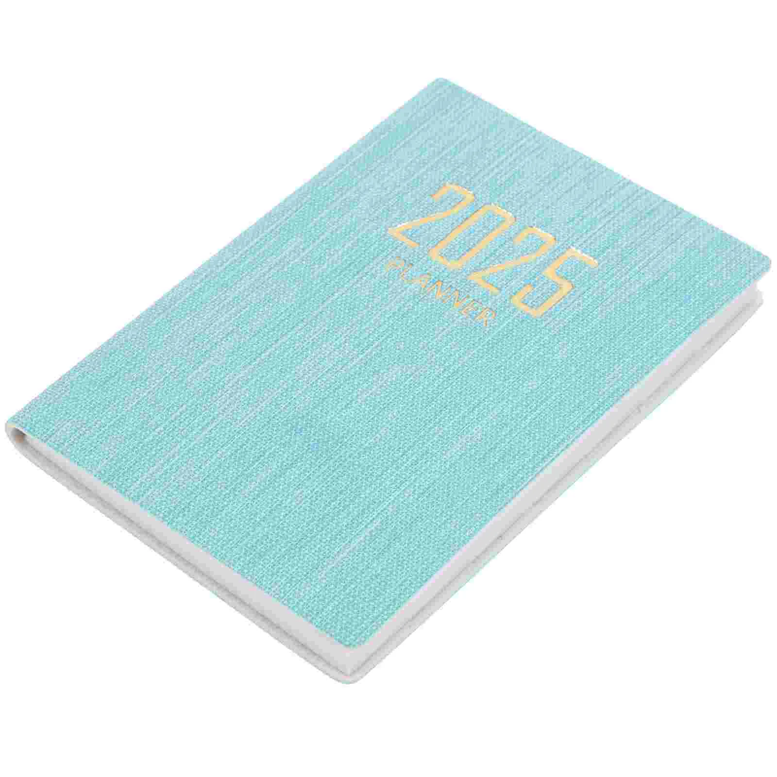 

2025 Weekly Agenda Book Notebooks for Work Calendar Pocket Planner Purse Notepad Paper Dairy