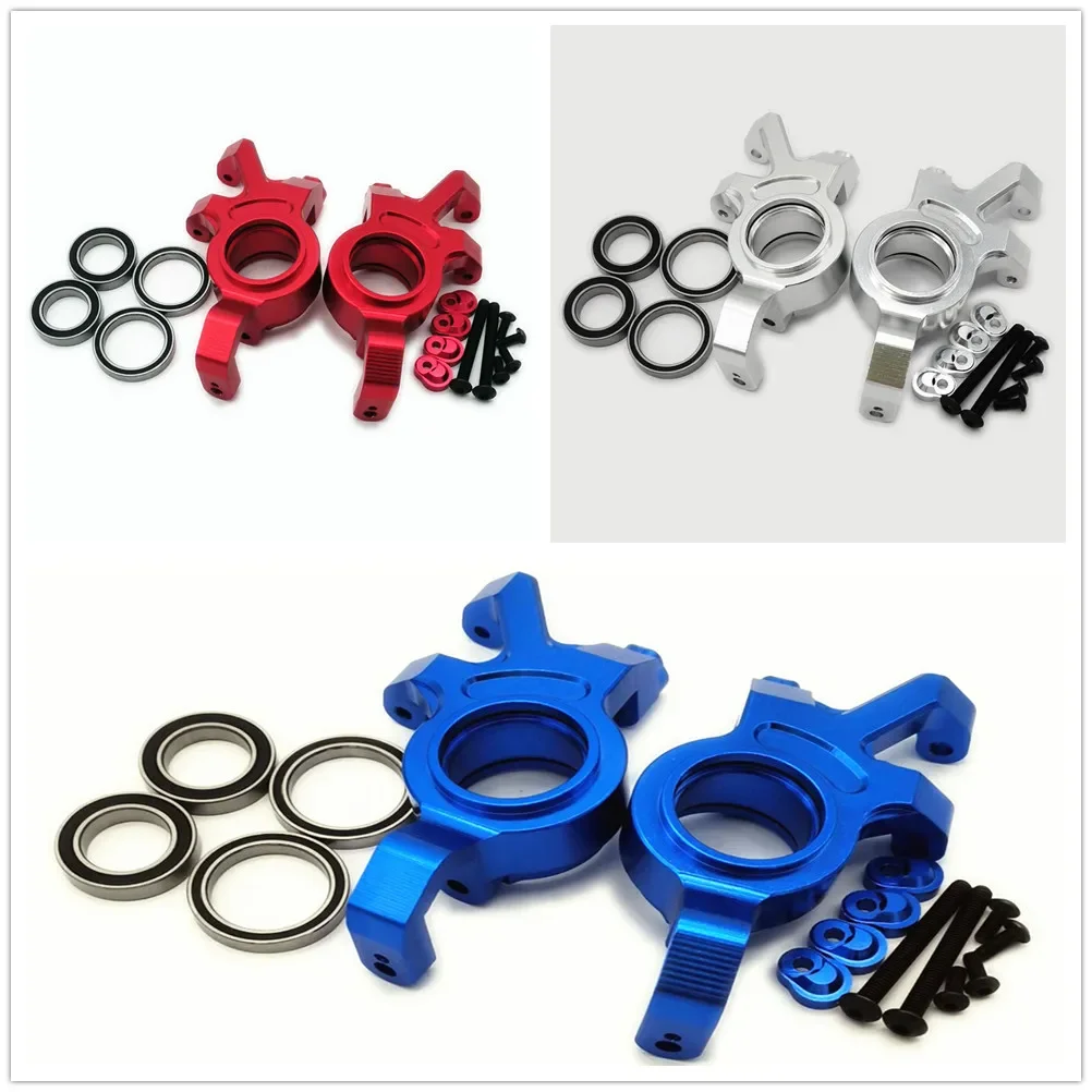 2pcs Aluminum Front Steering Blocks Knuckle Arms For RC Traxxas 1/5 X-Maxx XMAXX 7737