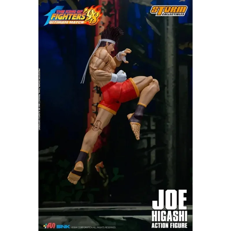 재고 있음 정품 스톰 토이즈 SKKF15 조 히가시 킹 오브 파이터즈 98 UM 1/12 PVC 애니메이션 액션 피규어 모델 수집용 장난감