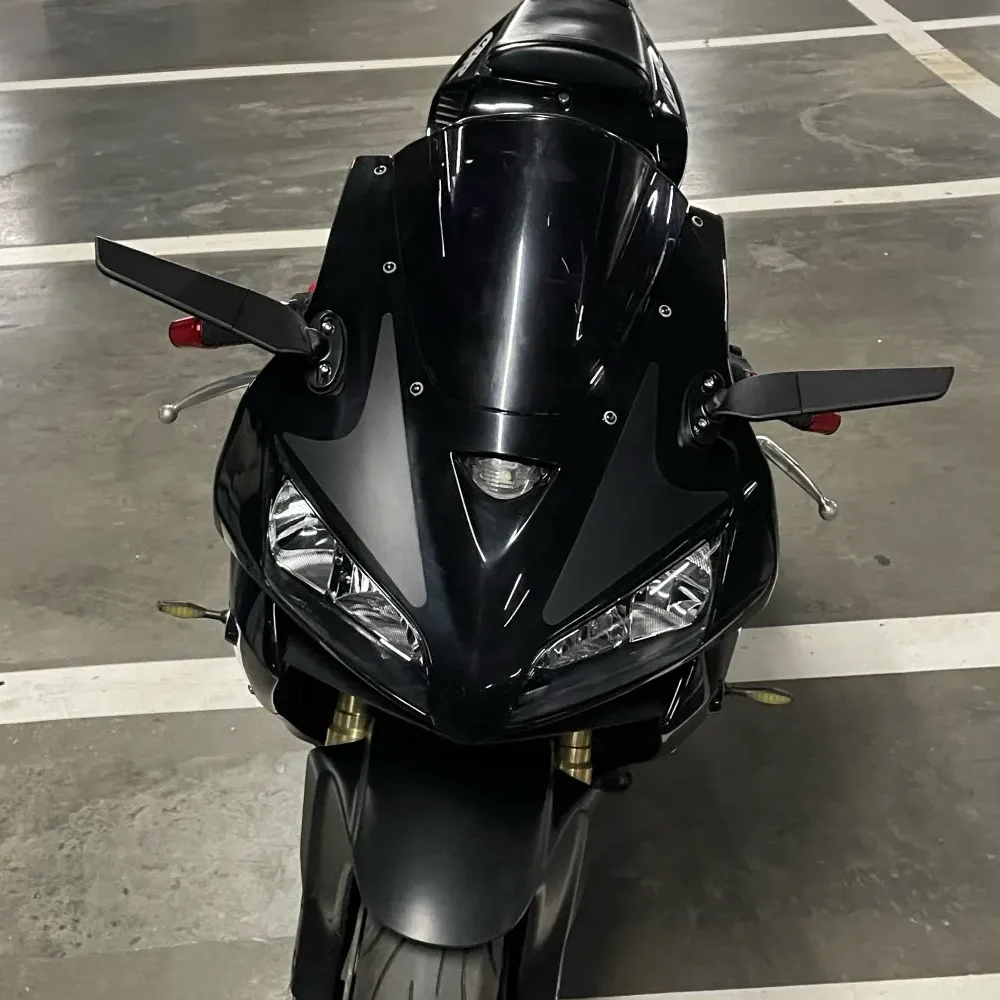 For Honda CBR250R CBR300R CBR500R CBR600RR CBR650R CBR1000RR Motorcycle Mirror Modified Wind Wing Rotating Rearview Mirror