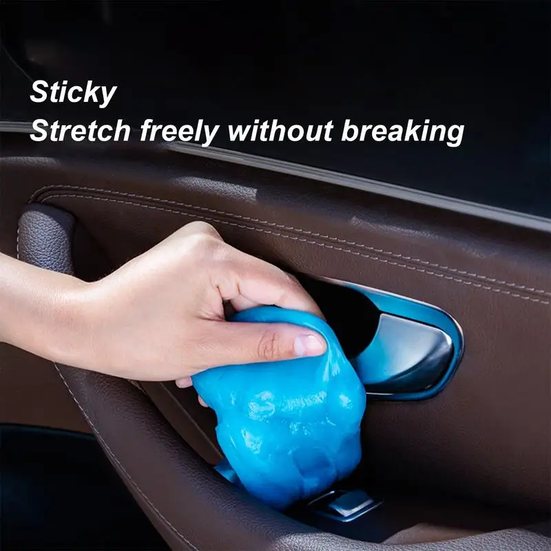 Car Interior Cleaner Putty 80g Putty Cleaner Dust Removal Reusable Multifunctional Auto Detailing Cleaner Putty For PC Keyboard