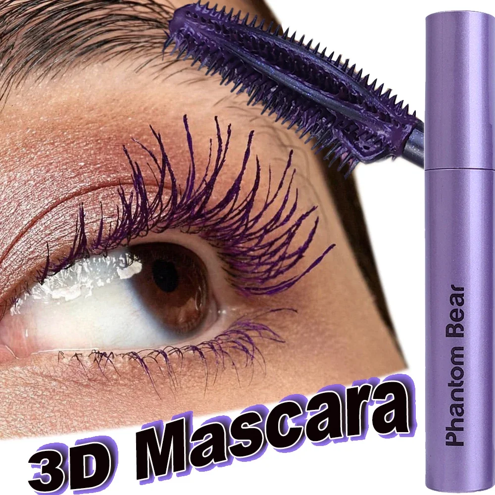 Long Lasting Waterproof 3D Mascara, Natural Lash Extensão, Maquiagem Profissional Feminina, Grosso Encaracolado, Coreano Cosméticos, 3 Cores