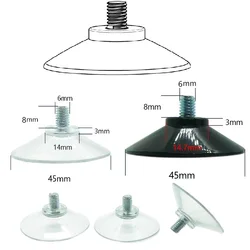 40mm Suction Cup with Screw M6 Sucker with Nut Suction Pad 10PCS