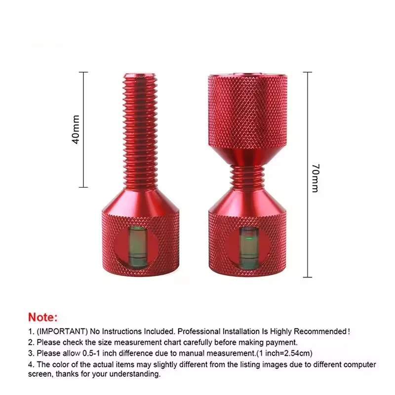 Double Hole Flange Dowel Pin Flange Arrangement Pin Belt Level 1-1/8 Inch Two Hole  Alignment Pin Set