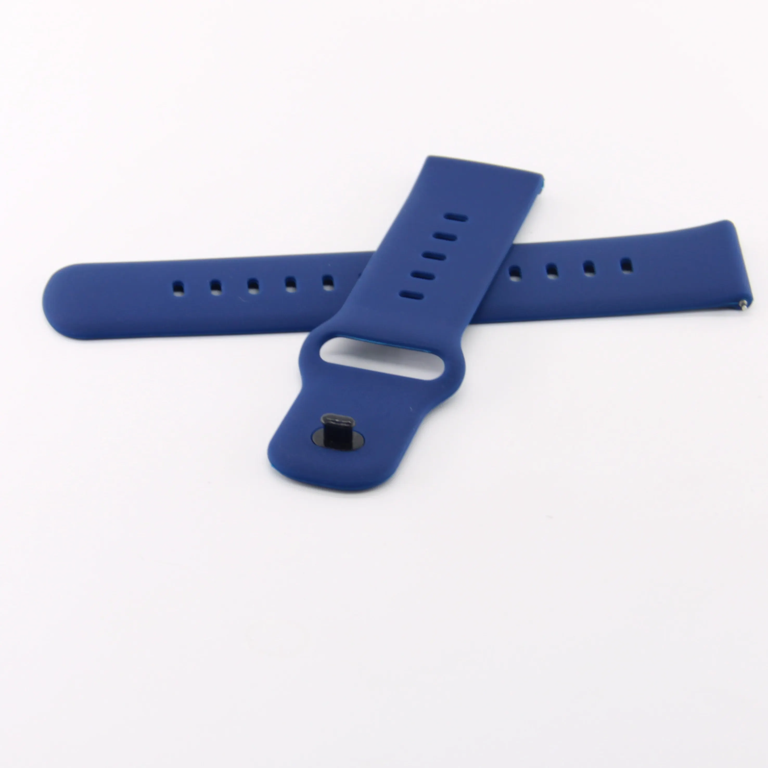 20mm 22mm Universal Silicone Watch Strap Quick Release Frontier Breathable Durable Rectangular Buckle For Sport Smartwatch Band