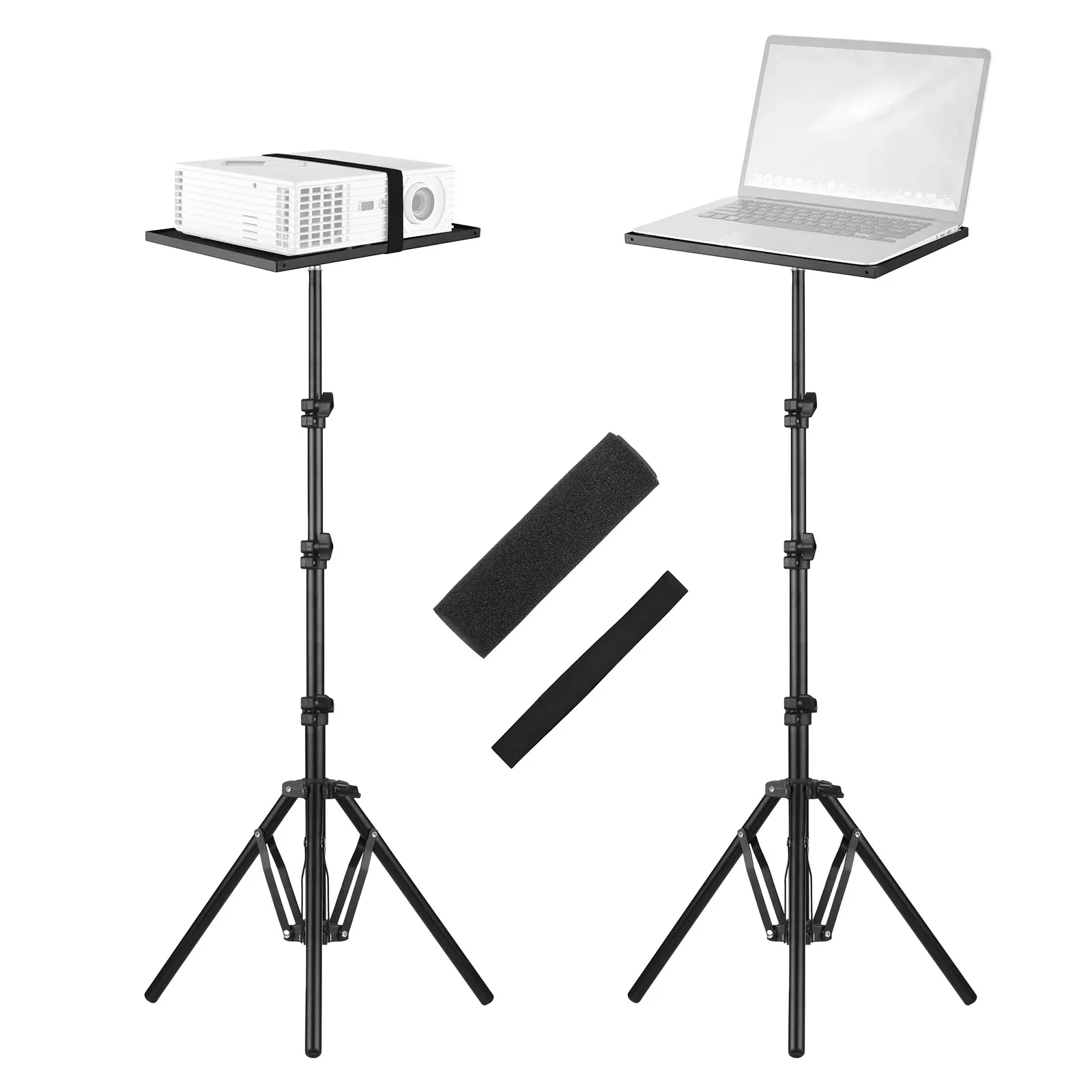 Universal Laptop Projector Tripod Stand & Holder Aluminum Alloy Computer Projector Floor Stand 41-135cm/16-53in Ajudtable Height