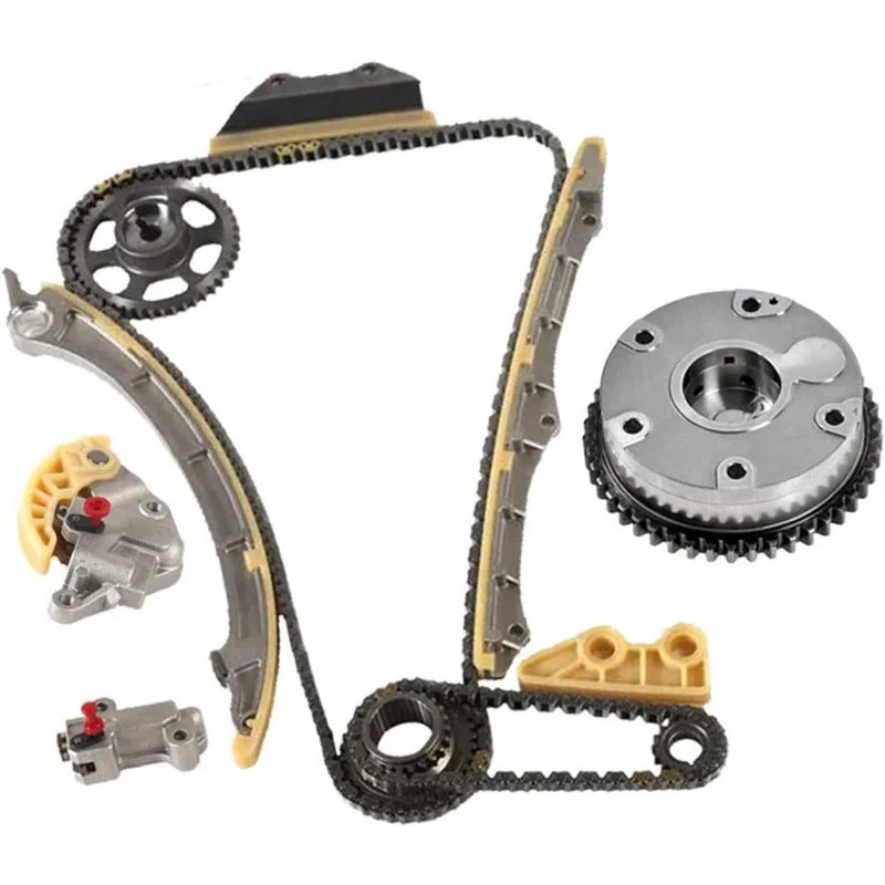Kit Rantai Waktu dengan Pengatur Poros Bubungan Cocok untuk ILX Accord Civic Crosstour CR-V 2.4 Ganti OE 14510-R40-A01 13620-RAA-A02 Engi