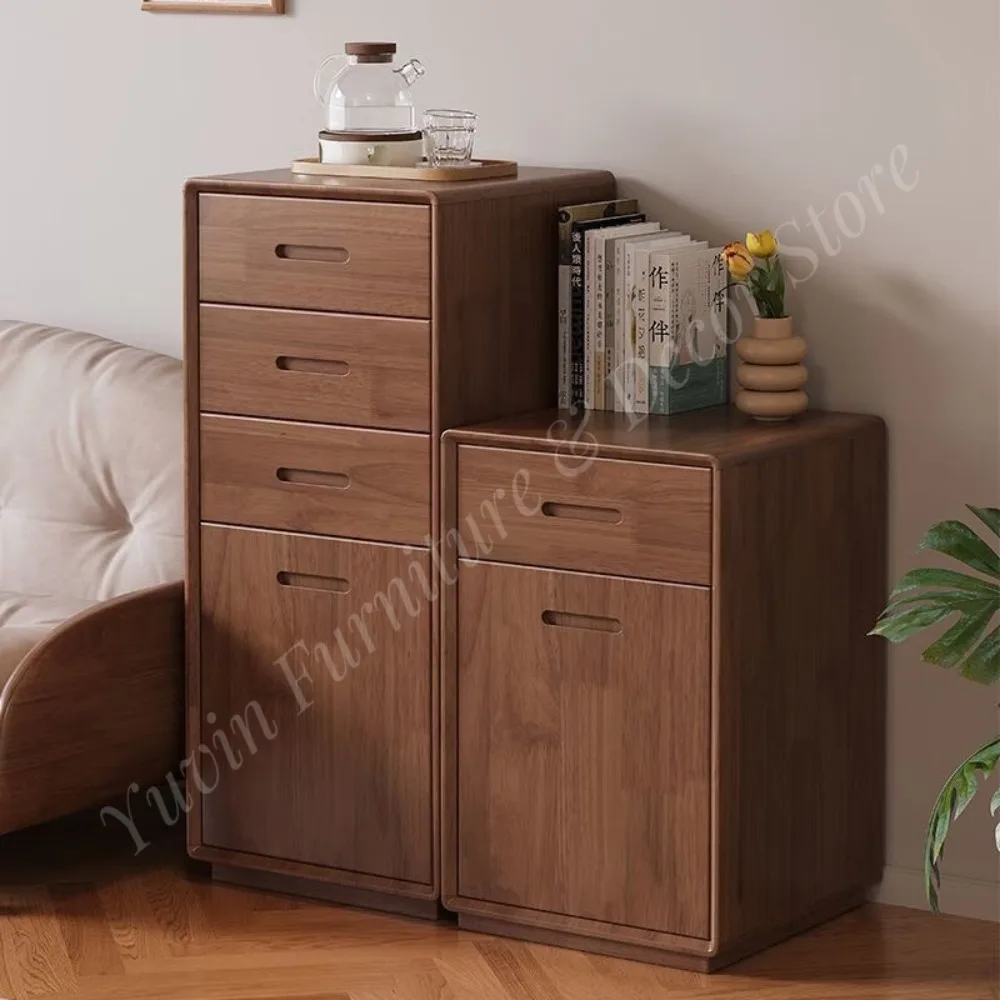 Solid Wood Chest of Drawers, Large Storage Cabinet for Living Room & Bedroom