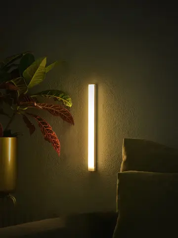 Motion Sensor Lamp Night Light Wireless LED USB Type C Rechargeable Lamp for Kitchen Cabinet Bedroom Wardrobe Staircase Lighting