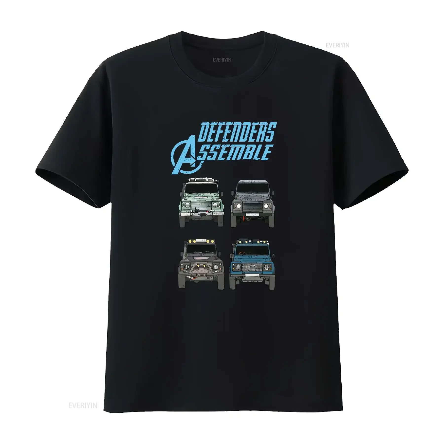 Defenders Assemble Unofficial T Shirt 90 110 130 Novelty Design LOOK NEW vintage Washed Comfortable Stretched Unisex