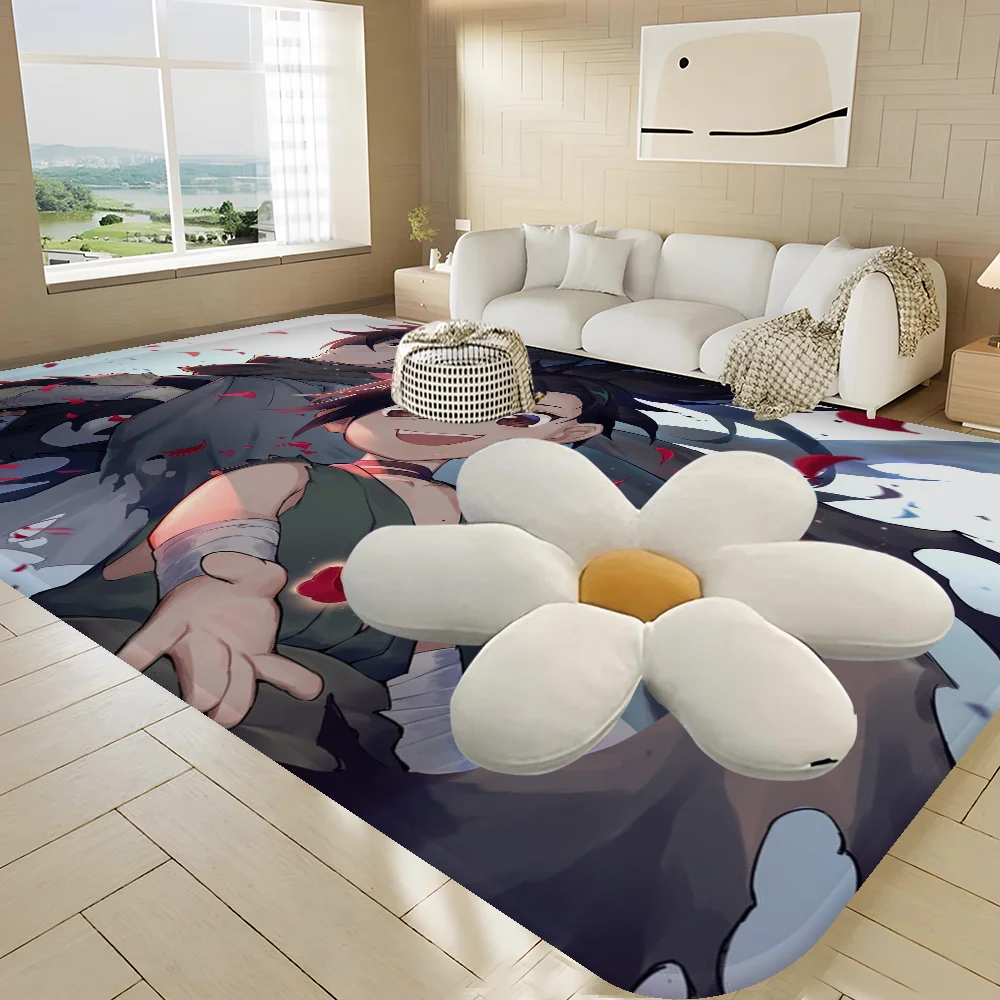 Dororo Anime Hyakkimaru Floor Mat Non-Slip Laundry Room Mat Laundry Decor Balcony Child Living Room Bedside Mats