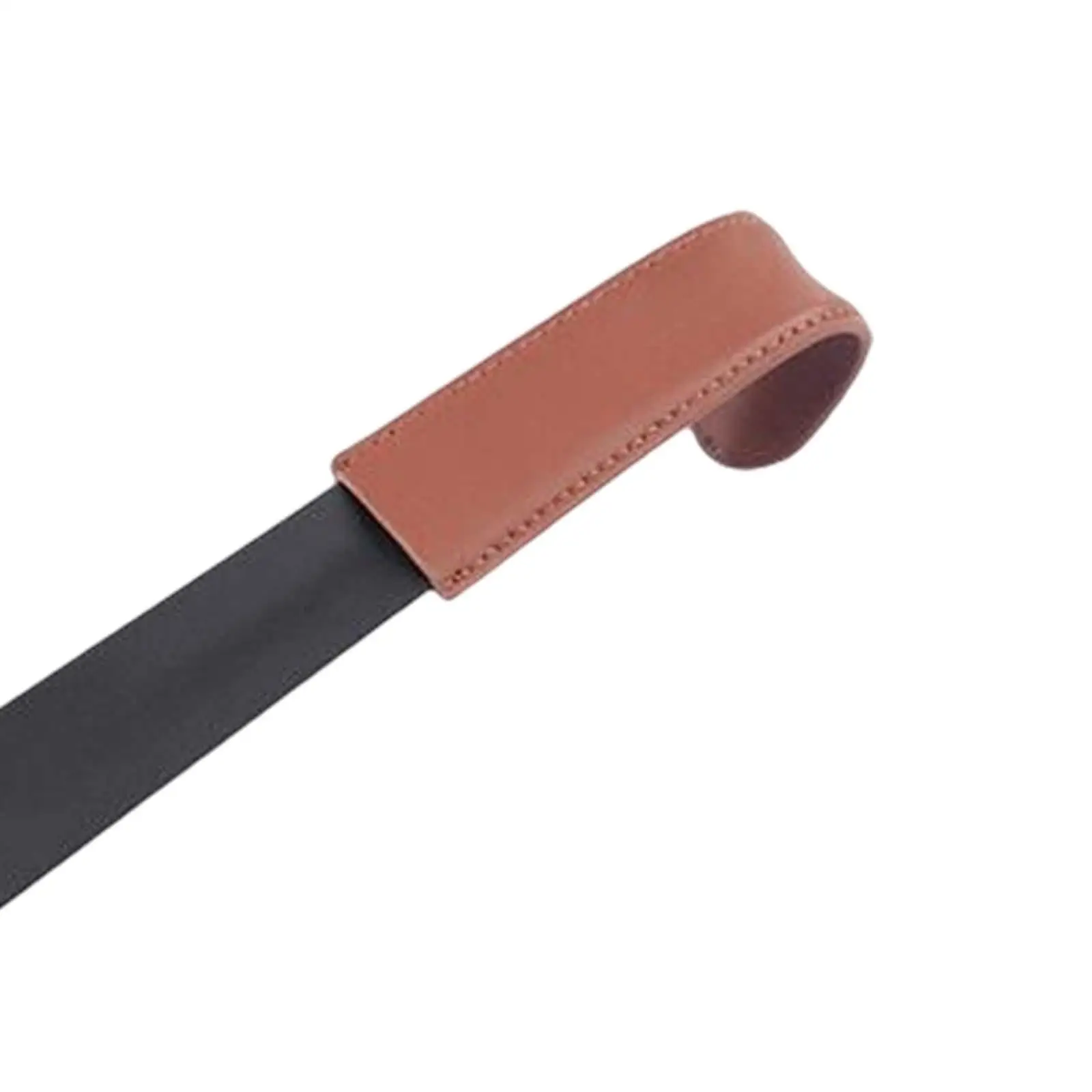 휴대용 가죽 구둣주걱 긴 손잡이 신발 착용 도우미 42cm 부츠용 구둣주걱