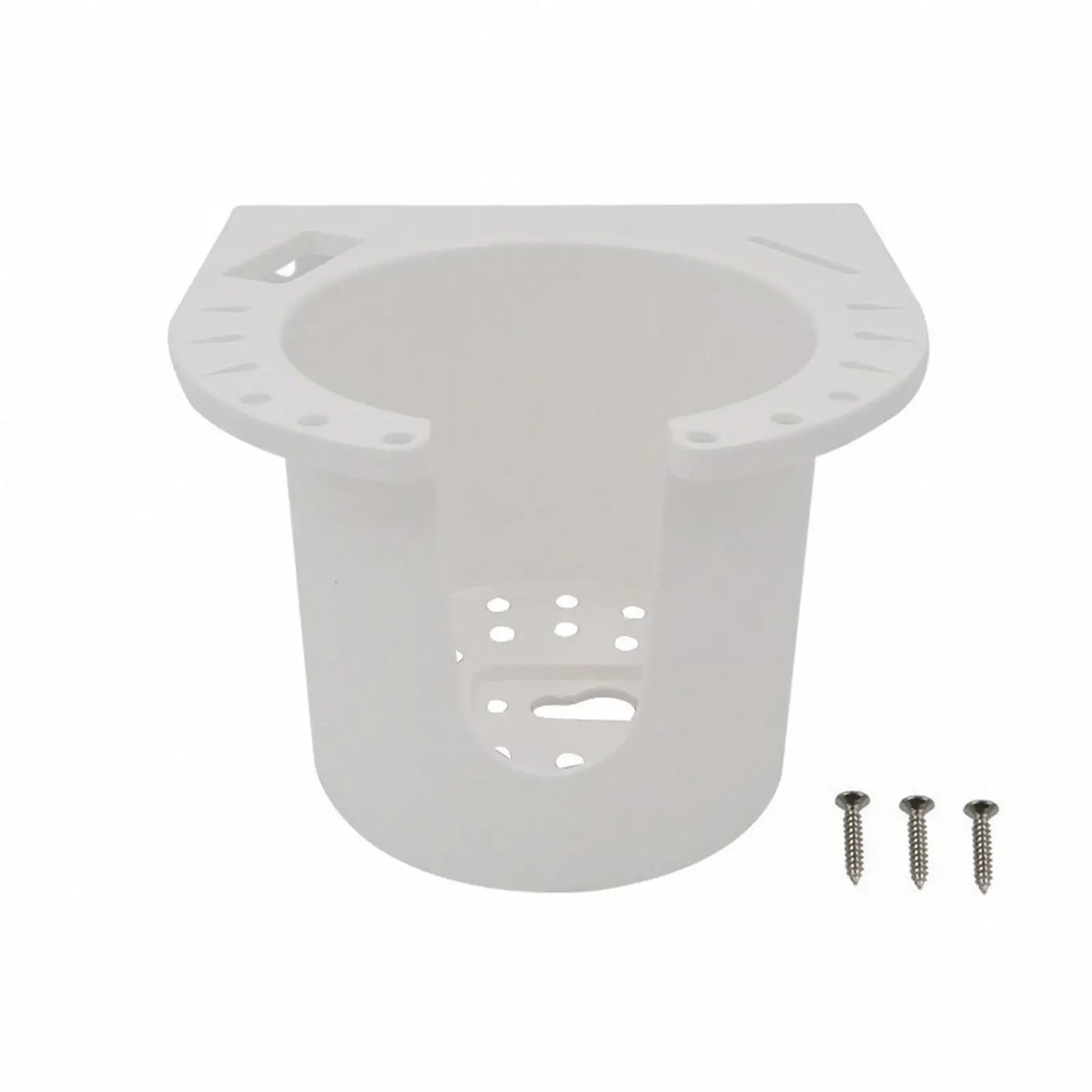 Storage Box with Mounting Flange Mountable Boat Storage Organizer Bin with Mounting Screws Impact Resistant Organizer for