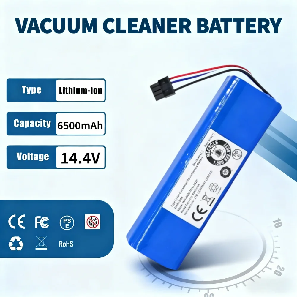 14.4V 5600mAh Li-ion Battery Pack Compatible for 360 Robot S9 X90 X95 Compatible for RoboVac L10 L70 Vacuum Cleaner Batteries.