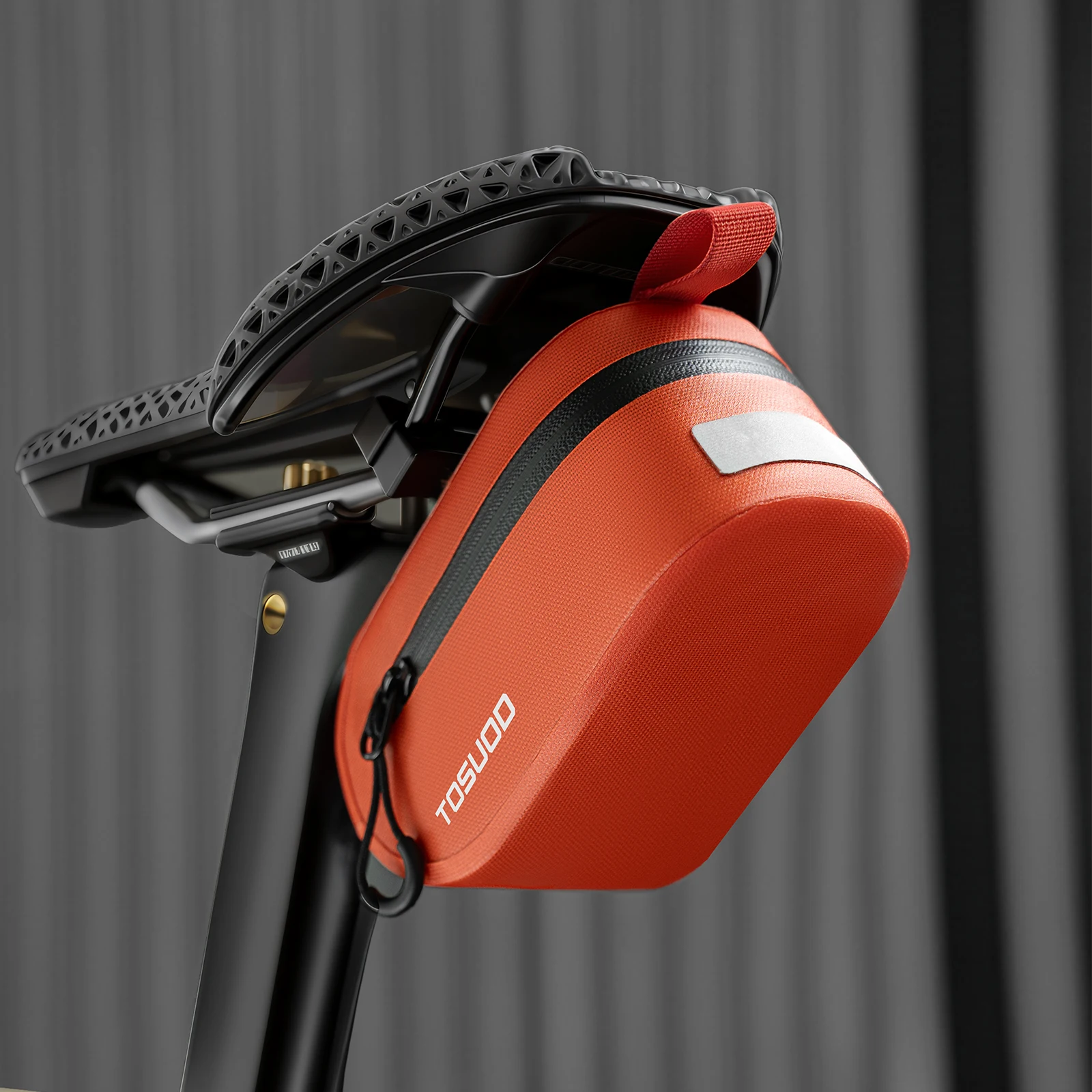 TOSUOD Schnellverschluss-Fahrradsatteltasche, Aufbewahrungstasche, wasserabweisende Fahrrad-Werkzeugtasche, MTB-Fahrrad-Reparaturset-Zubehör – Detail 5
