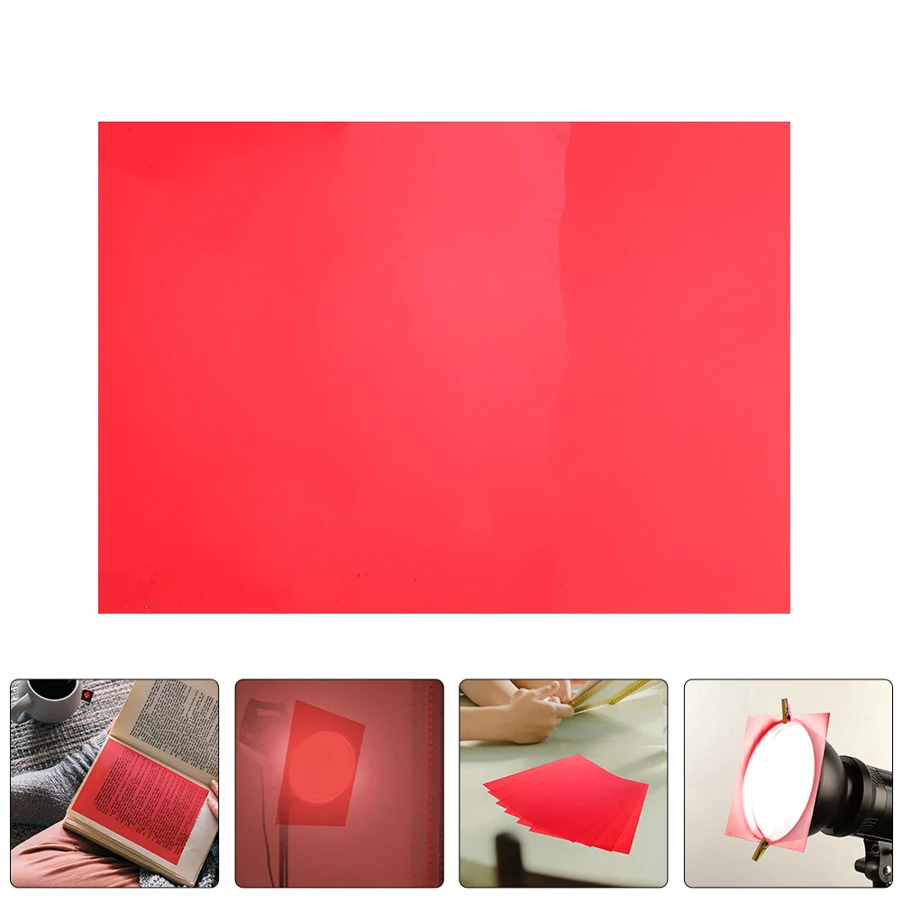 

Color Correction Light Filters Transparency Film For Photography Lighting Gels Sheets Diffuser Studio Flash Color Film